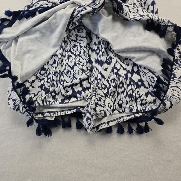 Lilly Pulitzer Jarrett Sleeveless romper Size Medium faux wrap with tassels - Picture 4 of 4